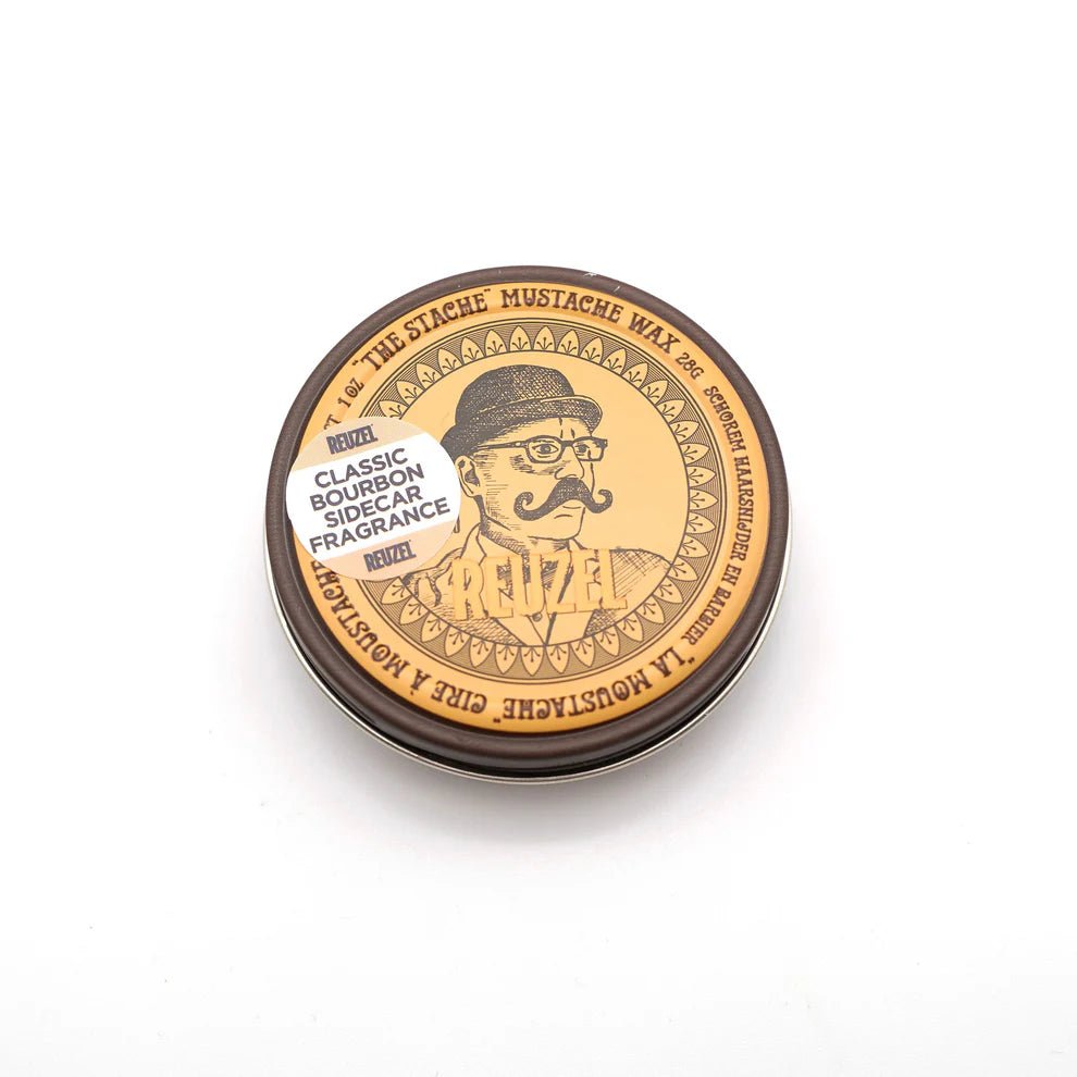 Bourbon Sidecar Mustache Wax Strong Hold – Low Shine – Beeswax Based - Barbermarket - Beeswax Based