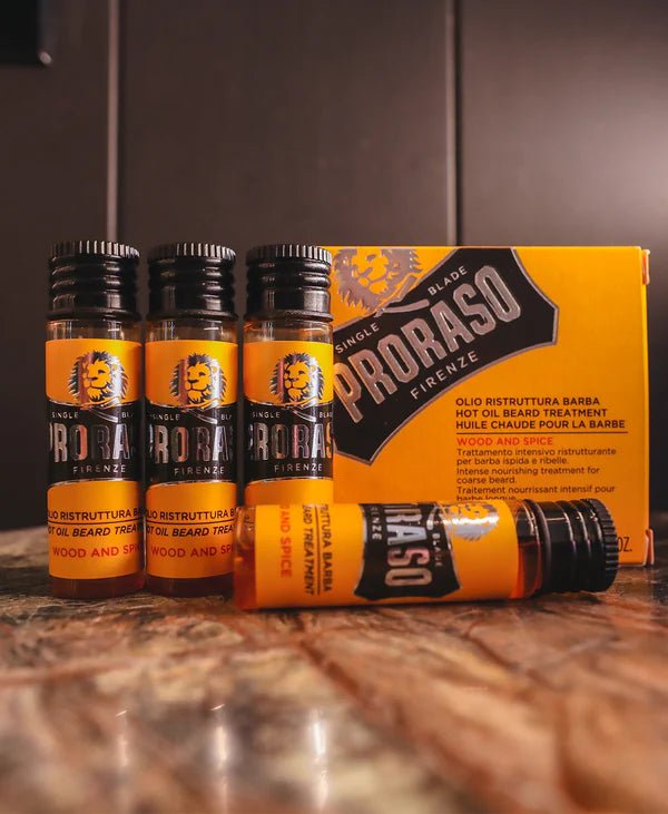 Hot Oil Beard Treatment: Wood & Spice - Barbermarket - BEARD OIL