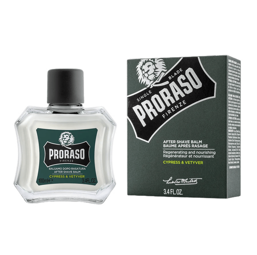 Proraso Single Blade Aftershave balm - Cypress and vetiver - Barbermarket - after shave