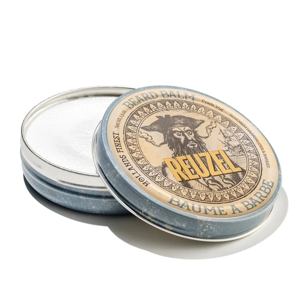 Beard Balm Long-Lasting Hydration - Adds Fullness - Bergamot & Leather Scent