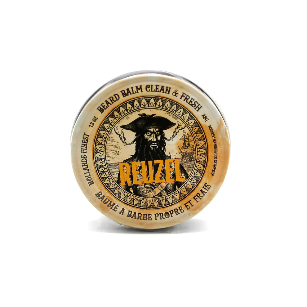 Clean & Fresh Beard Balm Instantly Thickens - Long-Lasting Hydration - Refreshing Scent