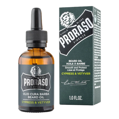 Proraso skjeggolje - Cypress og vetiver