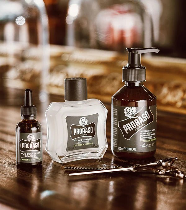 Beard Care Tin: Cypress & Vetyver - Barbermarket - bundle set