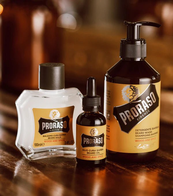 Beard Care Tin: Wood & Spice - Barbermarket - bundle set
