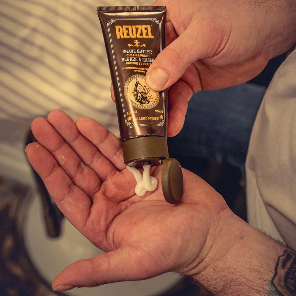 Clean & Fresh Shave Butter Ultra - Slick Clear Formula - Prevents Razor Irritation - Moisturizing - Barbermarket - Beard and Shave