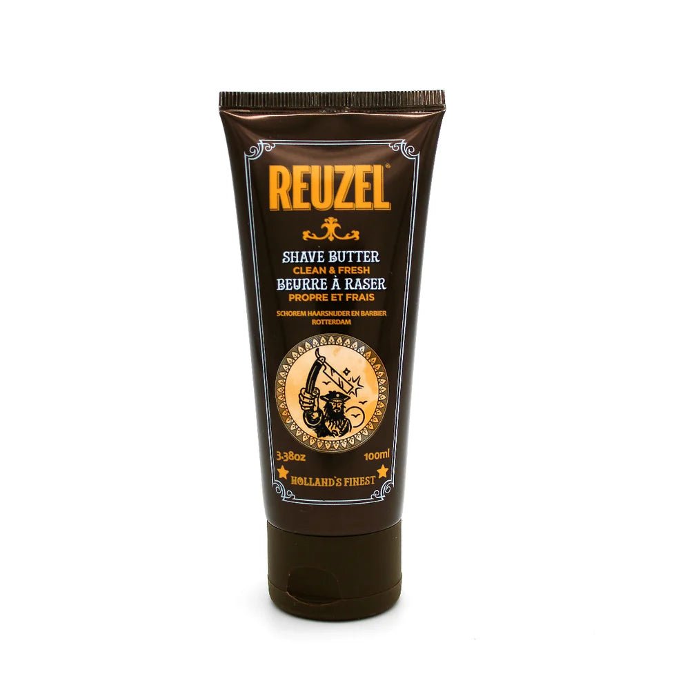 Clean & Fresh Shave Butter Ultra - Slick Clear Formula - Prevents Razor Irritation - Moisturizing - Barbermarket - Beard and Shave